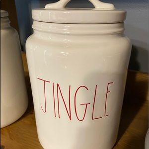 Rae Dunn “Jingle” canister